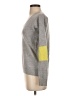 Aqua 100% Cashmere Color Block Gray Cashmere Pullover Sweater Size XS - photo 5