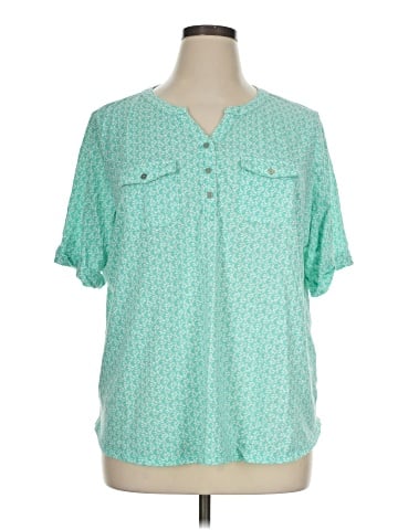 Croft & Barrow Short Sleeve Blouse (view 1)