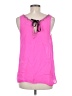 Madison Marcus 100% Silk Pink Sleeveless Silk Top Size M - photo 2