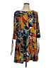 MSK Print Orange Casual Dress Size XL - photo 1