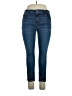 Ann Taylor LOFT Polka Dots Blue Jeans Size 32 waist - photo 1