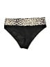 Unbranded Animal Print Black Swimsuit Bottoms Size 30 waist - photo 1
