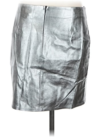 Lanston Faux Leather Skirt (view 2)