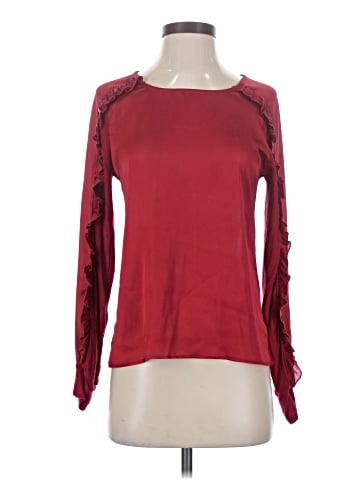 Zara W&B Collection Long Sleeve Blouse (view 1)