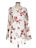 J.Jill Floral Ivory 3/4 Sleeve Blouse Size L (tall) - photo 1