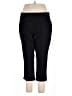 St. John's Bay Solid Black Active Pants Size 16 - photo 1