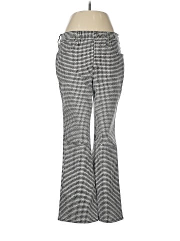 Madewell Kick Out Crop Jeans in Houndstooth Check (view 1)