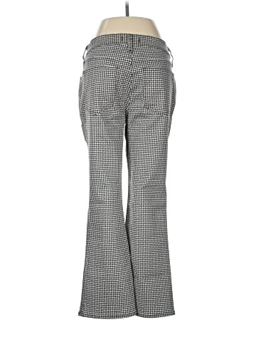 Madewell Kick Out Crop Jeans in Houndstooth Check (view 2)