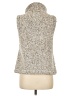 Dylan 100% Polyester Gray Faux Fur Vest Size M - photo 2