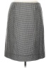 Talbots Houndstooth Black Gray Wool Skirt Size 10 - photo 1