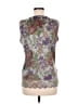 Coldwater Creek 100% Polyester Purple Sleeveless Blouse Size M - photo 2
