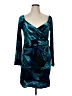 Venus Print Teal Cocktail Dress Size XL - photo 1
