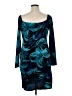 Venus Print Teal Cocktail Dress Size XL - photo 2