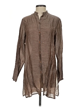 Eileen Fisher Long Sleeve Button-Down Shirt (view 1)