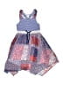 Jona Michelle Paisley Blue Dress Size 10 - photo 1