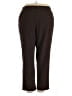 DressBarn Solid Brown Casual Pants Size 24W - photo 1