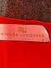 Amanda Uprichard 100% Polyester Red Sleeveless Blouse Size M - photo 7