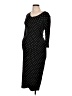 Isabella Oliver Polka Dots Black Casual Dress Size 10 Maternity (4) - photo 1