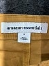 Amazon Essentials Solid Yellow Khaki Shorts Size 12 - photo 3