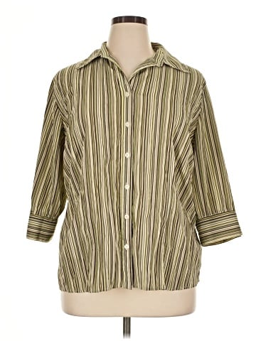 Apt. 9 3/4 Sleeve Button-Down Shirt (view 1)