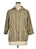 Apt. 9 Green 3/4 Sleeve Button-Down Shirt Size 1X - photo 1