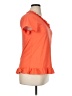 Coral Bay 100% Polyester Polka Dots Orange Short Sleeve T-Shirt Size XL - photo 4