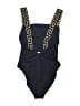 Versace Graphic Black One Piece Swimsuit Size Med (3) - photo 2