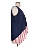 Cha Cha Vente Blue Sleeveless Top Size L - photo 4