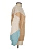 Skies Are Blue Chevron-herringbone Tan Pullover Sweater Size XS - photo 4