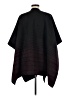 Ike Behar 100% Polyester Black Poncho One size - photo 2