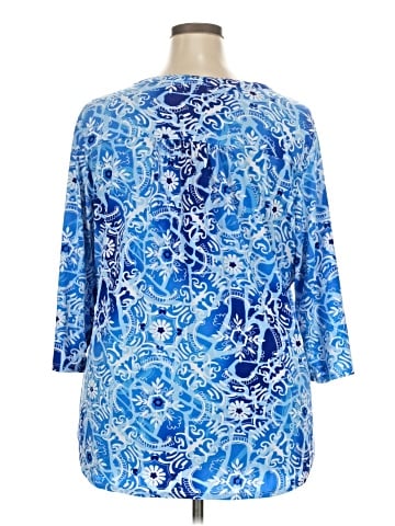 NY Collection 3/4 Sleeve Blouse (view 2)