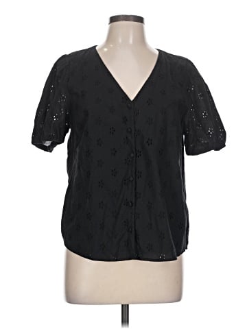J.Crew Factory Store Short Sleeve Blouse (view 1)