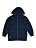 Next 100% Recycled Polyester Blue Zip Up Hoodie Size 6 - photo 1