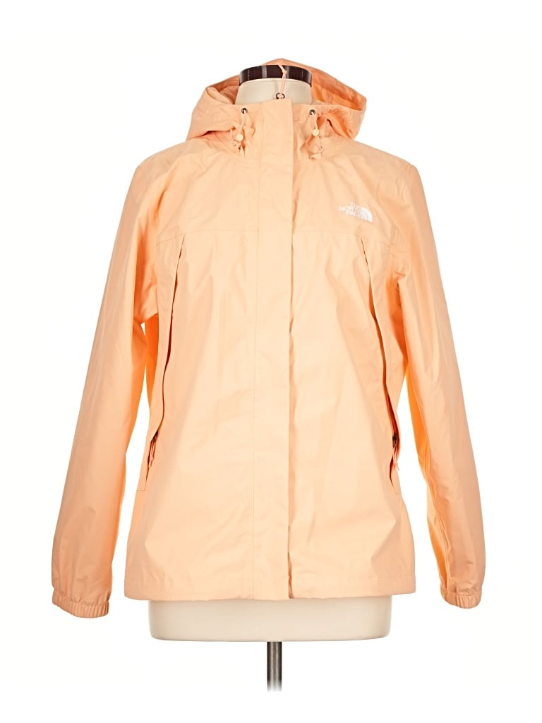 Pre-owned The North Face Raincoat In Orange