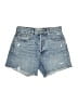 Denim Forum 100% Cotton Blue Denim Shorts Size 25 waist - photo 1
