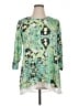 Westbound 100% Polyester Green 3/4 Sleeve Blouse Size XL - photo 1