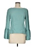 Tibi Teal Long Sleeve Blouse Size 8 - photo 1