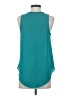 Lush 100% Polyester Teal Sleeveless Blouse Size S - photo 2