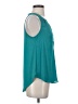 Lush 100% Polyester Teal Sleeveless Blouse Size S - photo 4