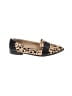 Sole Society Animal Print Black Flats Size 9 - photo 1