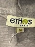 Ethos 100% Baumwolle Solid Gray Kimono Size M - photo 7