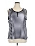 Draper James Blue Sleeveless Blouse Size 1X - photo 1