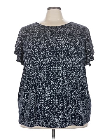 Adrianna Papell Short Sleeve Blouse (view 1)