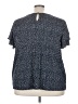 Adrianna Papell Gray Short Sleeve Blouse Size 3X - photo 2