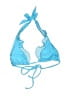Xhilaration Blue Swimsuit Top Size M - photo 1