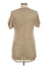MICHAEL Michael Kors Metallic Tan Short Sleeve Top Size L - photo 2