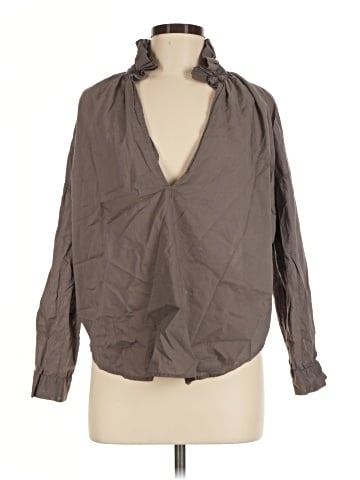 A Shirt Thing Long Sleeve Blouse (view 1)