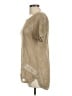 MICHAEL Michael Kors Metallic Tan Short Sleeve Top Size L - photo 5