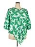Rose + Olive Green 3/4 Sleeve Blouse Size 2X - photo 1