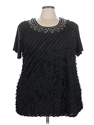 Essentials Short Sleeve Blouse (view 1)